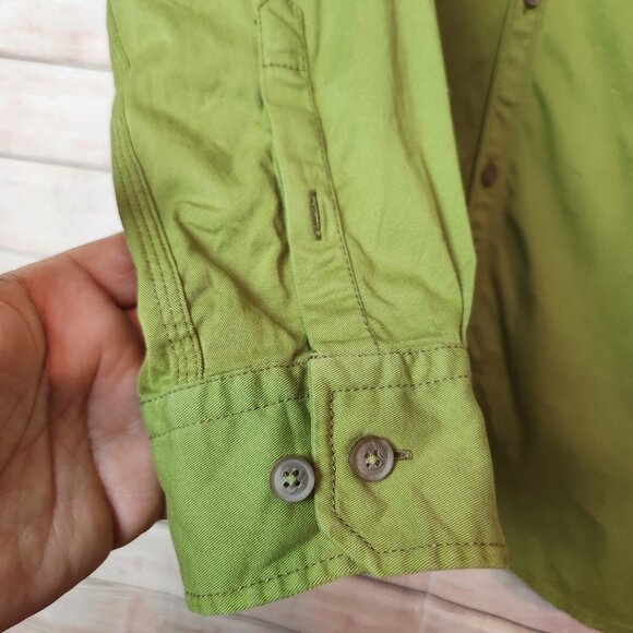 The Territory Ahead Men's Heavy Outdoor Button Shirt Size XLT Green Long Sleeve - Picture 4 of 14